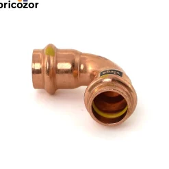 Coude cuivre 90° femelle / femelle à sertir spécial Gaz VIEGA