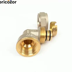 Coude femelle à compression pour tube multicouche - diamètre 20 mm BOUTTÉ