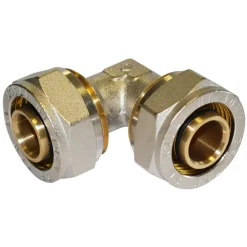 Coude égal à compression pour tube multicouche - diamètre 16 mm BOUTTÉ
