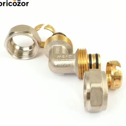 Coude égal à compression pour tube multicouche - diamètre 20 mm BOUTTÉ