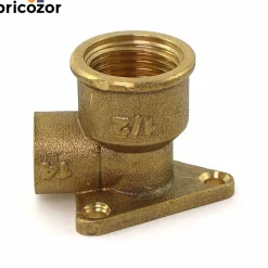 Coude laiton avec pattes BRICOZOR