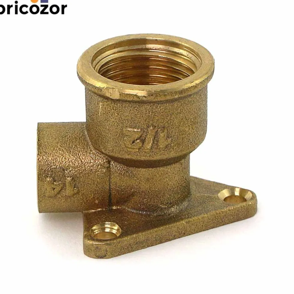 Coude laiton avec pattes BRICOZOR