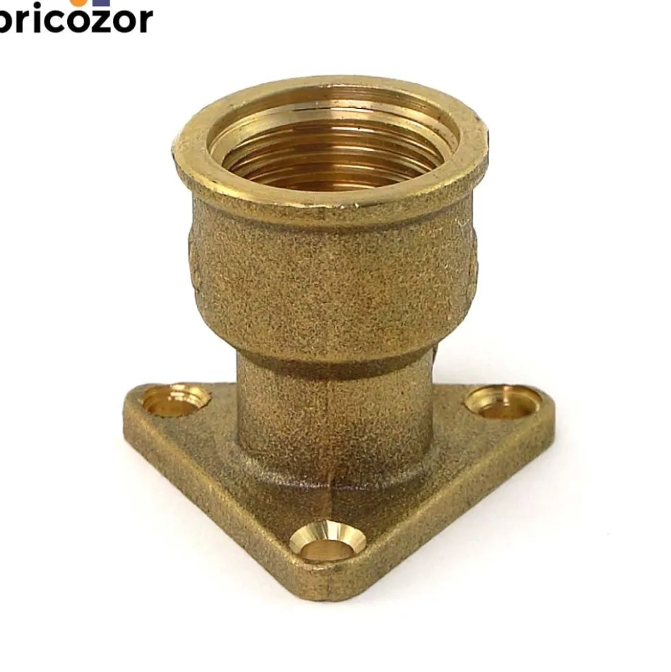 Coude laiton avec pattes BRICOZOR