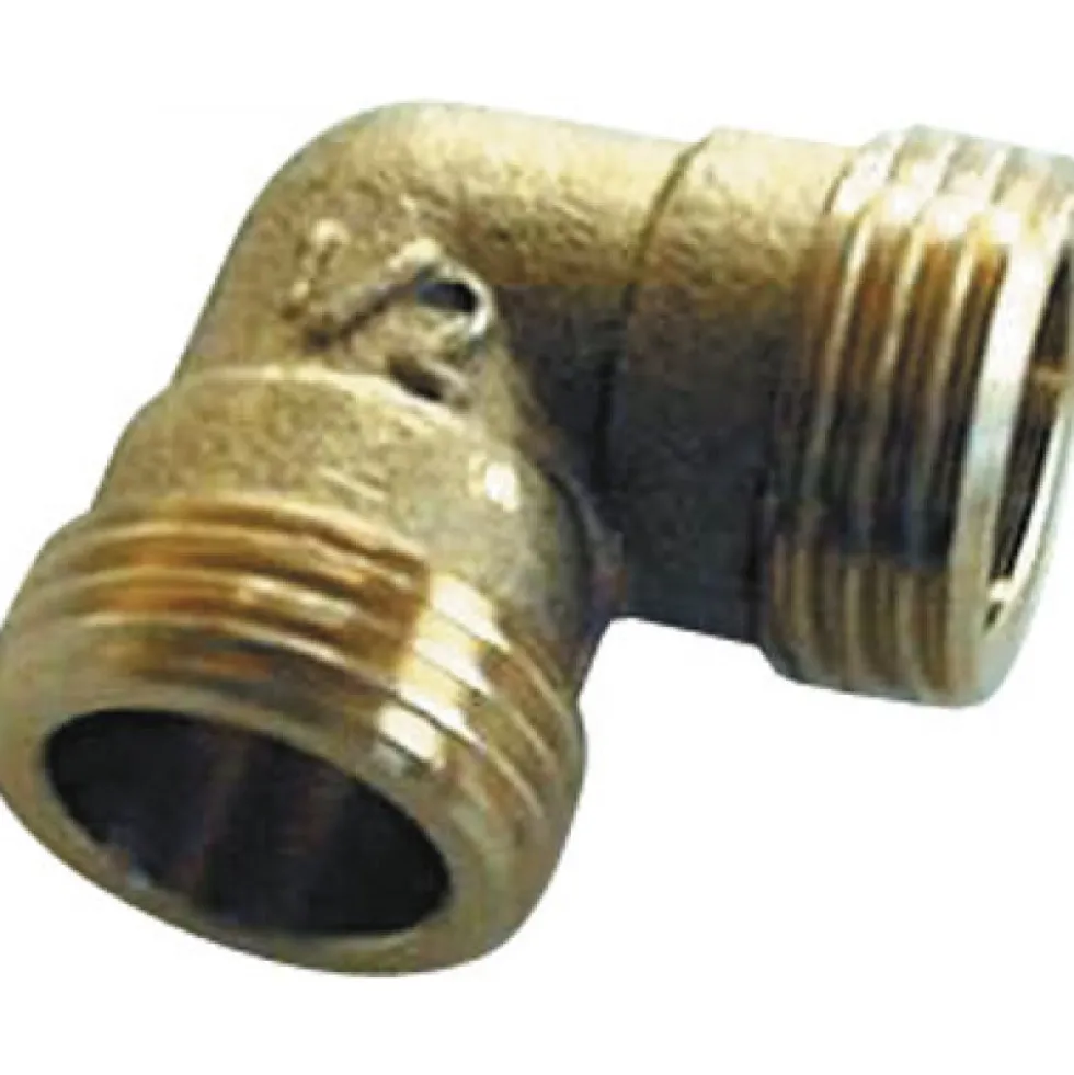 Coude laiton 90° mâle / mâle BRICOZOR