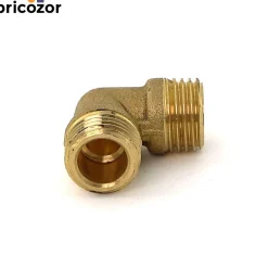 Coude laiton 90° mâle / mâle BRICOZOR