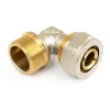 Coude mâle à compression pour tube multicouche - diamètre 20 mm BOUTTÉ