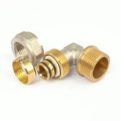Coude mâle à compression pour tube multicouche - diamètre 20 mm BOUTTÉ