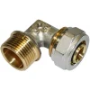 Coude mâle à compression pour tube multicouche - diamètre 16 mm BOUTTÉ