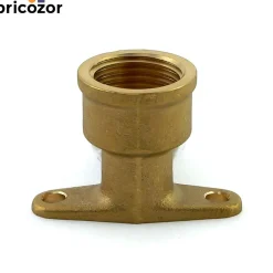 Coude PER à sertir F15x21 à visser avec embase de fixation BRICOZOR
