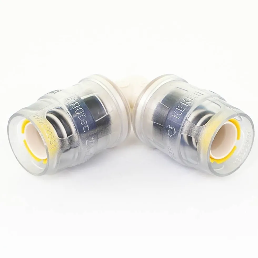 Coude à pousser 90° - pour tubes multicouches - PPSU MULTITUBO