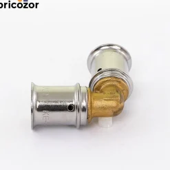 Coude 90° à sertir pour tube multicouche MULTITUBO