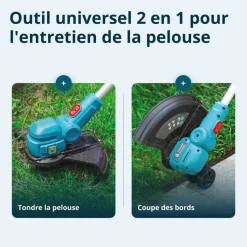 Coupe-bordures à batterie 20V + manche télescopique - Solo - KS CST-20V KONNER & SOHNEN