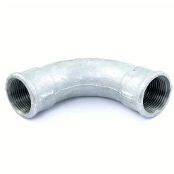 Courbe fonte 90° grand rayon femelle / femelle galvanisé - référence 2 CODITAL