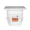 Courette d'aération avec grilles caillebotis ACO