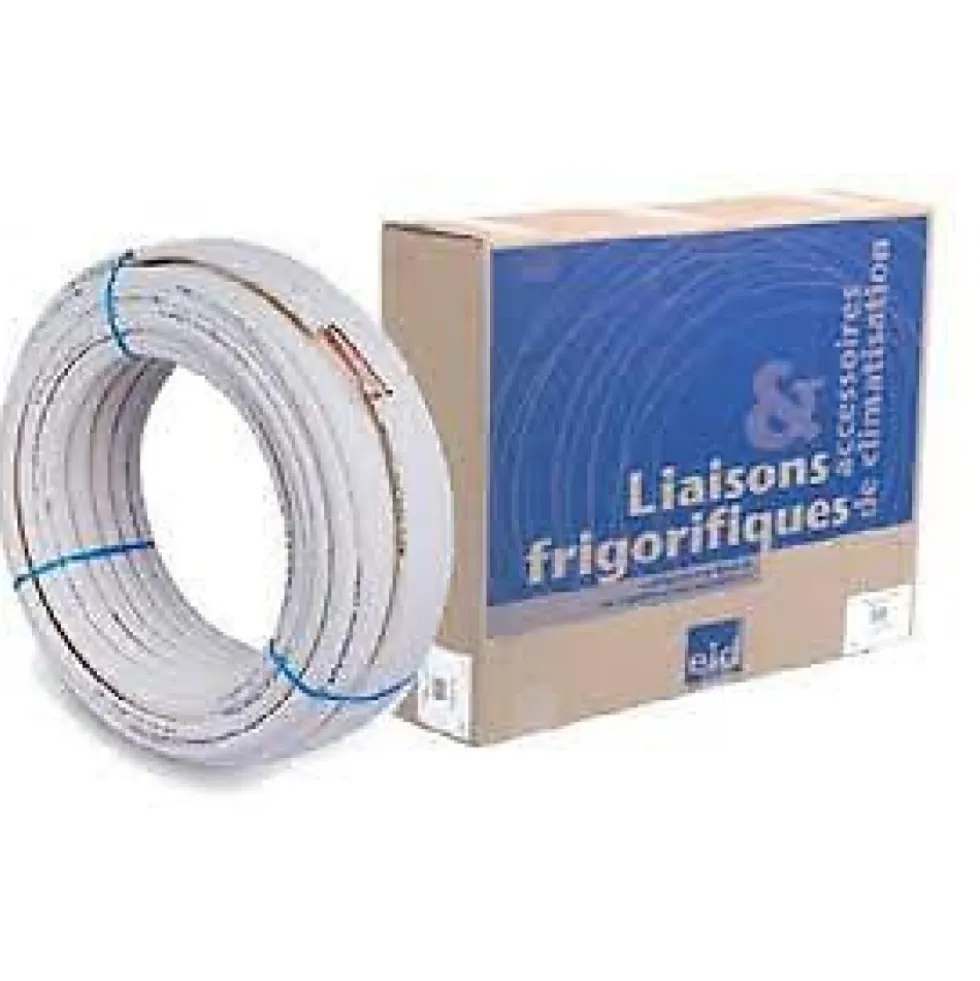 Couronne bi-tubes cuivre isolés - résistante au feu - 20 m - BS2D0 M1 EID