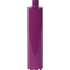 Couronne diamantée à eau pour béton 1 1/4" - Ø121 mm longueur 430 mm SIDAMO