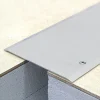 Couvre-joint de sol à visser en inox brut 160x2000 mm DINAC