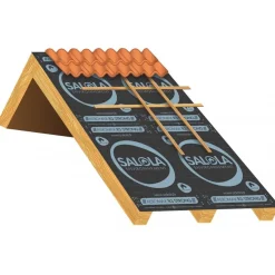 Écran sous-toiture AEROMAX R3 STRONG 2BA à 2 bandes adhésives 50mx1,5m SALOLA