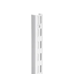 Crémaillère à double perforation - en applique - Sparring - blanc ELFA