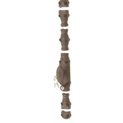 Crémone en applique - en fonte - avec serrure - RY 60 TORBEL