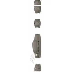 Crémone en applique en fonte pour porte cochère - RY 34 gris mat TORBEL