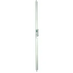 Crémone pompier à poignée rotative aluminium City 43003 - en applique ISEO
