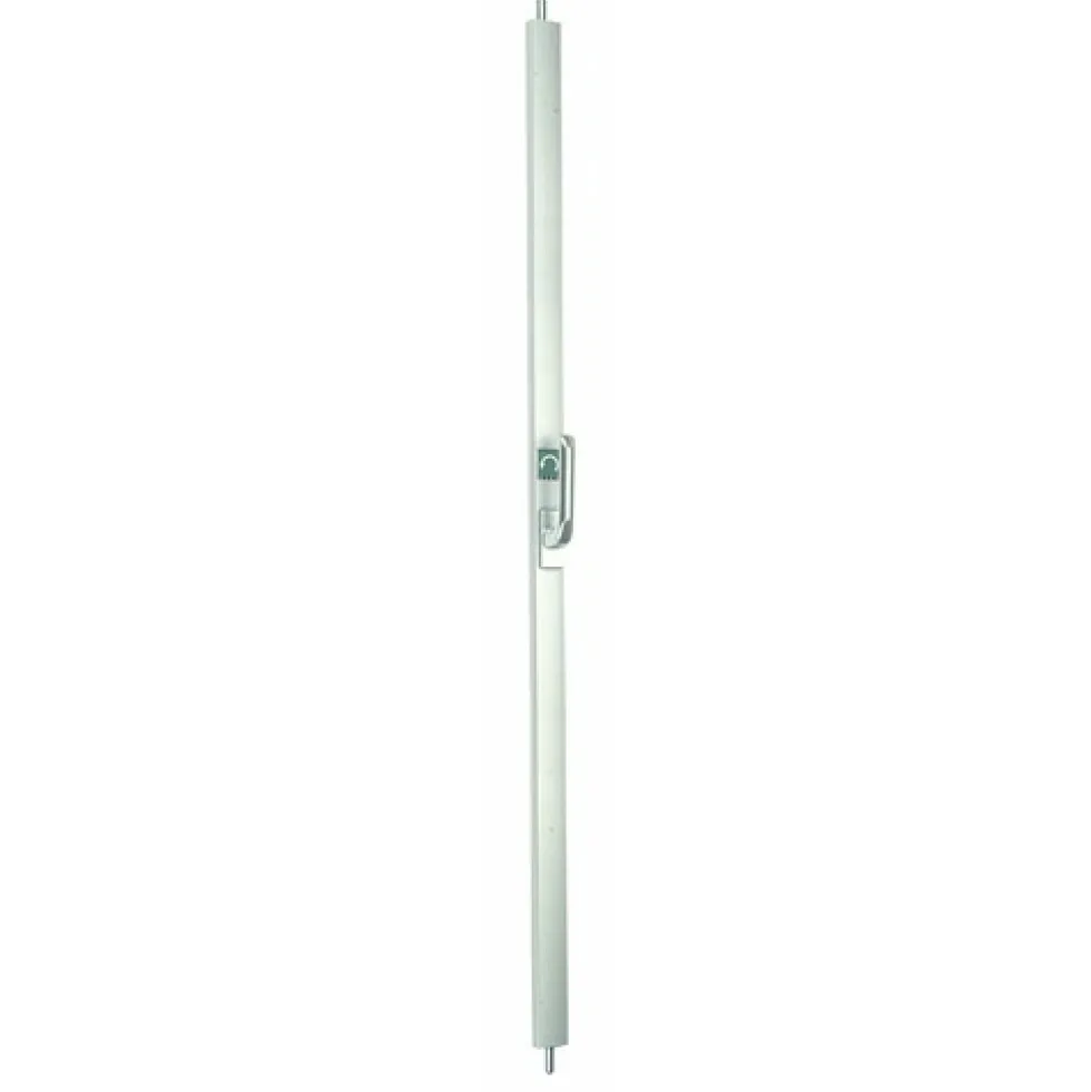 Crémone pompier à poignée rotative aluminium City 43003 - en applique ISEO