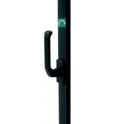 Crémone pompier à poignée rotative aluminium City 43003 - en applique ISEO