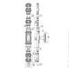 Crémone RY 16 en applique en fonte noire pour bois - bouton standard JARDINIER MASSARD