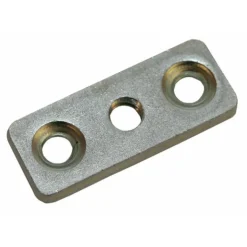 Écrous platine 3 trous pour vis de meuble-12 pièces LUDMANN