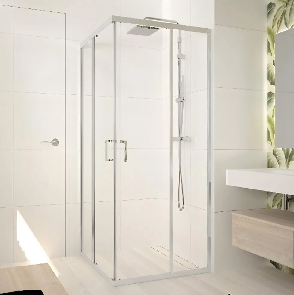 Côté pour paroi de douche Ocean A - accès d'angle - réglable 78 à 81 cm NOVELLINI