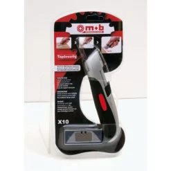 Cutter bi-matière avec lame rétractable Topsecurity MOB