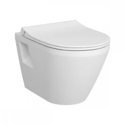 Cuvette WC suspendue avec bride avec abattant frein de chute - Integra VITRA