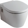Cuvette WC suspendue carénée avec abattant frein de chute - Connect IDEAL STANDARD