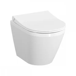 Cuvette WC suspendue compacte et sans bride avec abattant - Integra VITRA