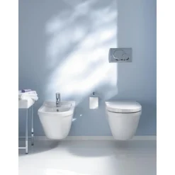 Cuvette WC suspendue compacte Compact Starck 3 Durafix DURAVIT