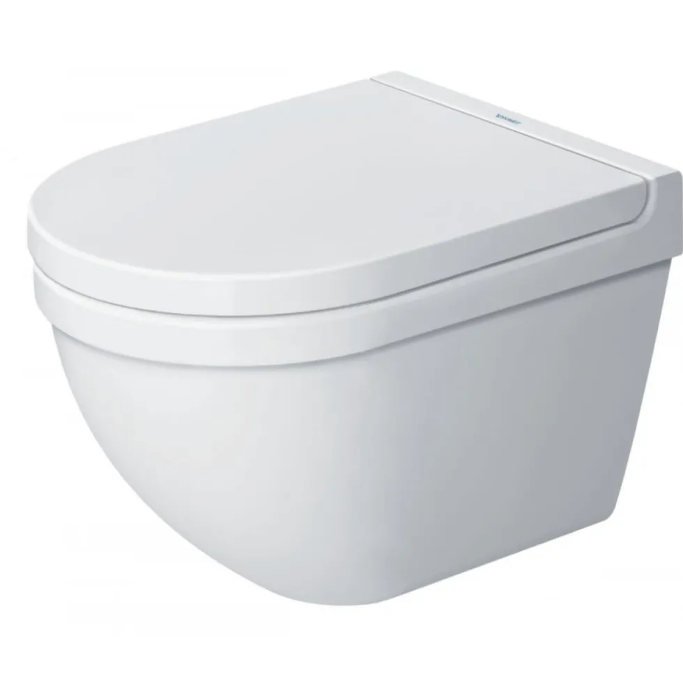 Cuvette WC suspendue compacte Compact Starck 3 Durafix DURAVIT