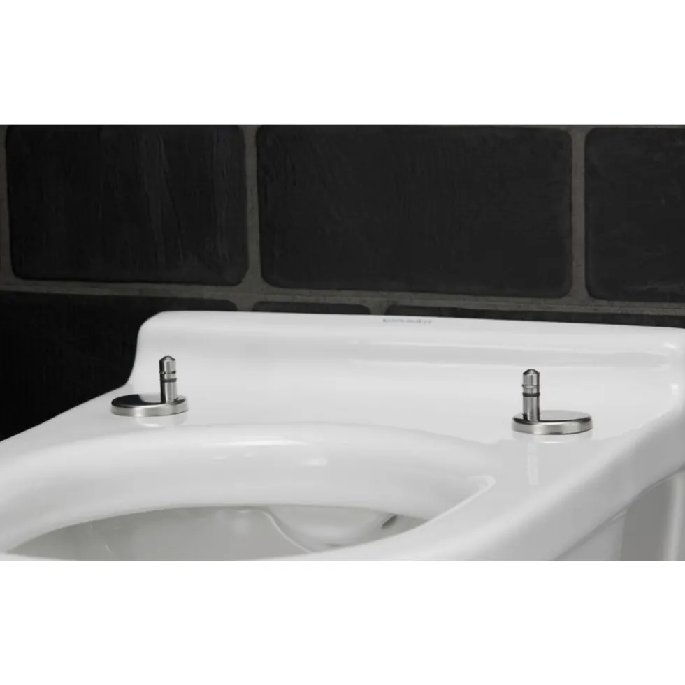 Cuvette WC suspendue compacte Compact Starck 3 Durafix DURAVIT