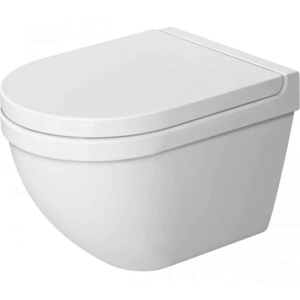 Cuvette WC suspendue compacte Compact Starck 3 Durafix DURAVIT