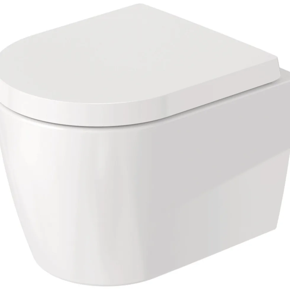 Cuvette wc suspendue à fond creux - ME by Starck Compact Rimless DURAVIT