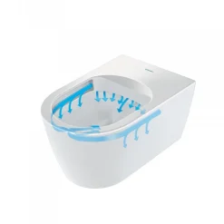 Cuvette wc suspendue à fond creux - ME by Starck Compact Rimless DURAVIT