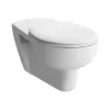 Cuvette WC suspendue PMR avec bride et abattant - Conforma VITRA