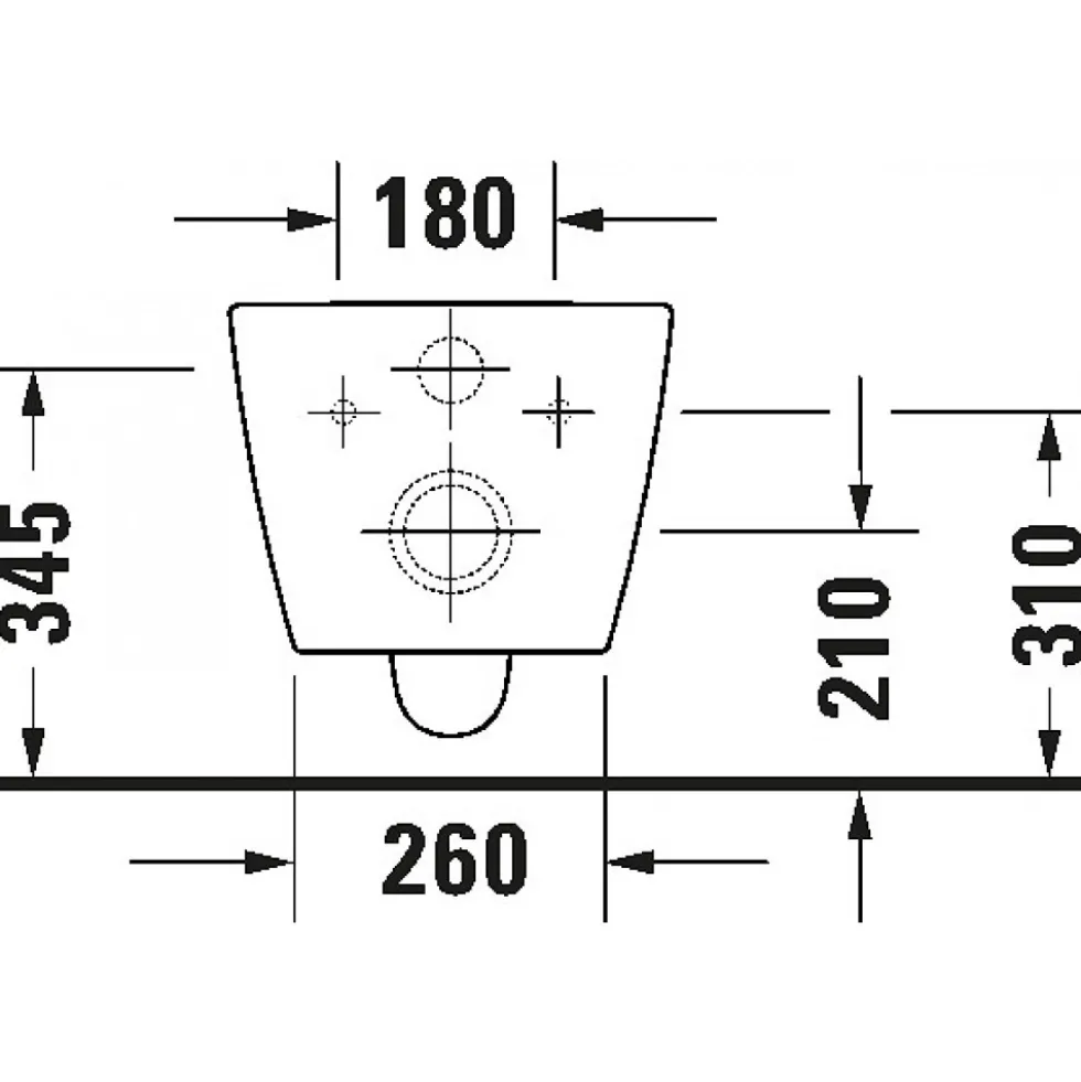 Cuvette WC suspendue sans bride - rinçage 4,2 L - Hygiène Flush DURAVIT