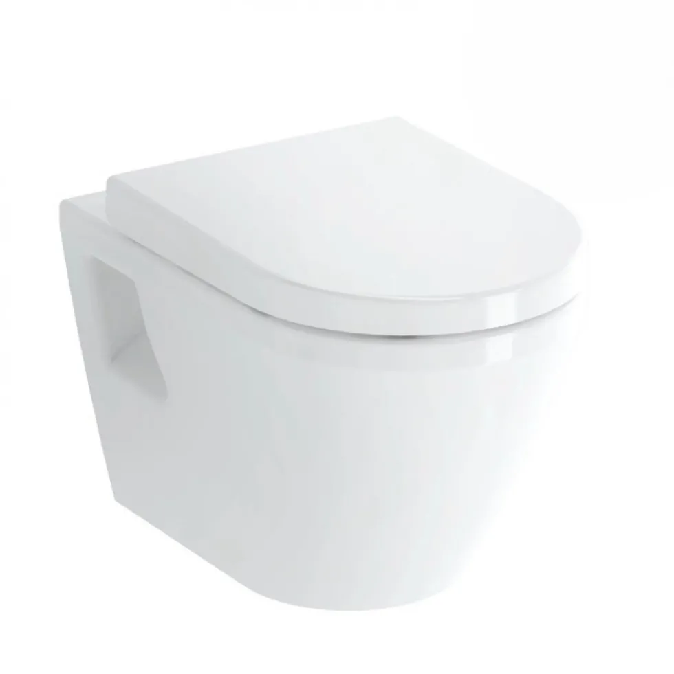 Cuvette WC suspendue sans bride avec abattant - Integra VitrA Flush 2.0 VITRA
