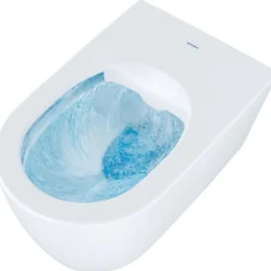 Cuvette WC suspendue sans bride à sortie horizontale Hygiène Flush DURAVIT