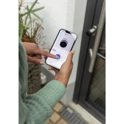 Cylindre de porte électronique intelligent avec bouton côté intérieur ABUS