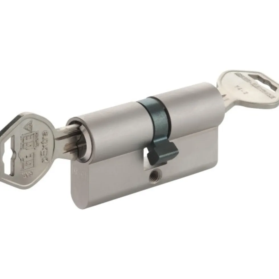 Cylindre de sûreté double varié - clé de secours - 3 clés - Pextra DORMAKABA