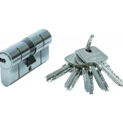 Cylindre double - anti-casse - s'entrouvrant - sur numéro 603 - D6PSN ABUS