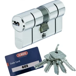 Cylindre double - anti-casse - s'entrouvrant - sur numéro 603 - D6PSN ABUS