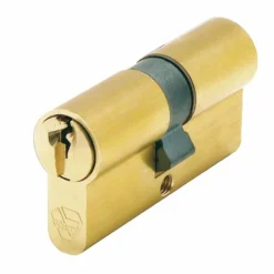 Cylindre double V5 7100 s'entrouvrant sur variure UA 1001 - laiton poli VACHETTE